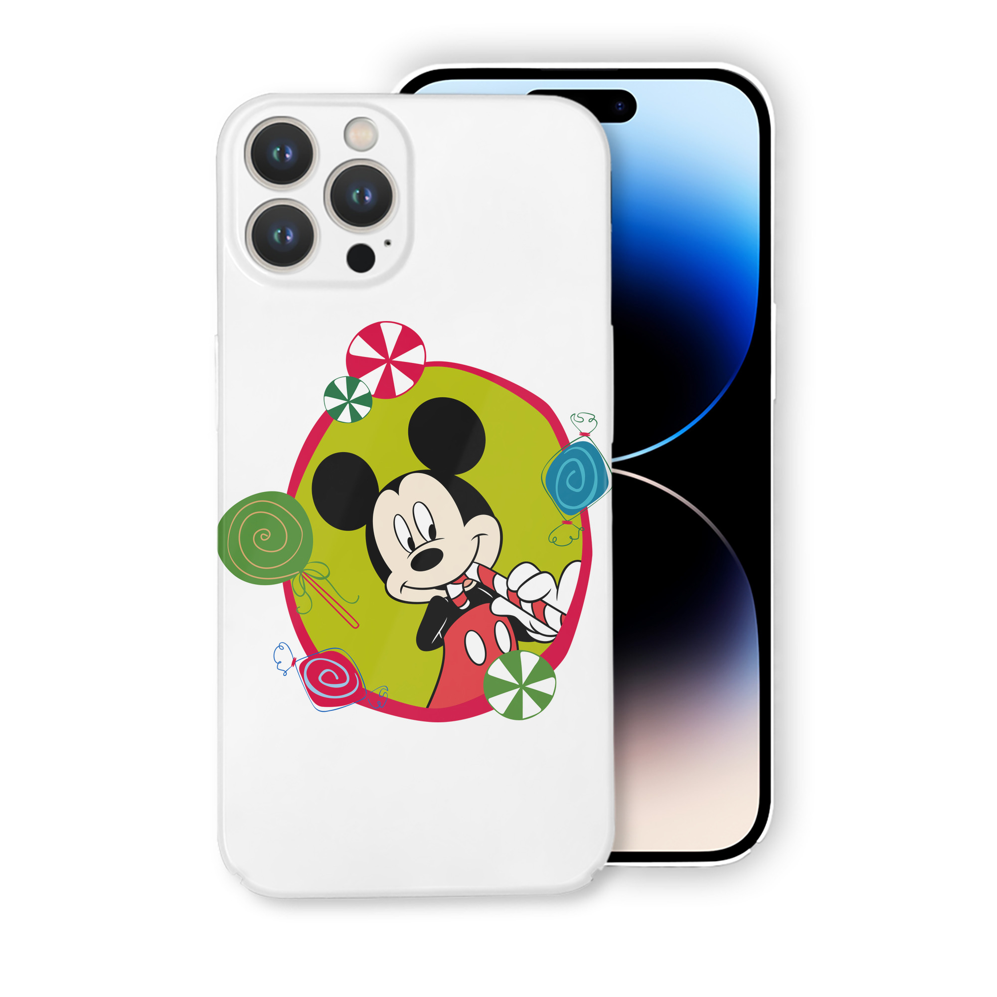 （画像用） ミッキーマウス Mickey Mouse 【iPhone 14シリーズ対応】ハードケース